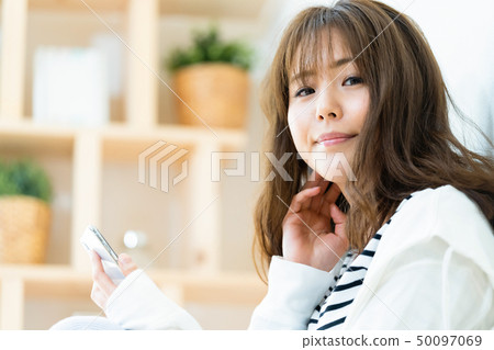 Female internet girl using smaho lifestyle female portrait Female internet girl using smaho lifestyle female portrait 50097069