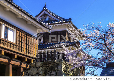 Shinshu Nagano Prefecture Ueda City Ueda City Cherry blossoms and Nishitaki 50097150