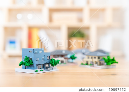 Home Mortgage Real Estate Image Miniature Model Manufacturer 50097352
