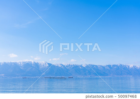 滋賀縣琵琶湖湖東風光 50097468