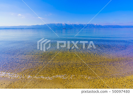 Shiga Prefecture Lake Biwa Lake East scenery 50097480