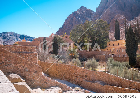 Church and monastery in Saint Catherine Egypt, Sinai 50097505