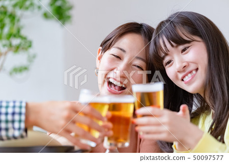 Hot pot party home drinking lunch 50097577