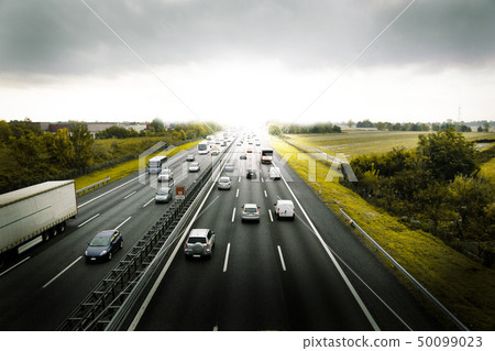 cars travelling on the highway 50099023