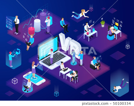 Isometric VR Experience Composition 50100334