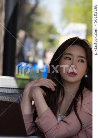 Business woman worried Business woman worried 50102166