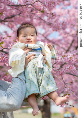 櫻花和家庭照片 50103467