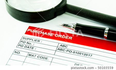 Purchase business financial order document 50103559