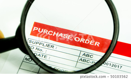 Purchase business financial order document 50103562