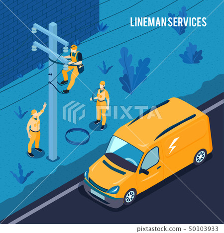 Electrician Lineman Services Poster Electrician Lineman Services Poster 50103933