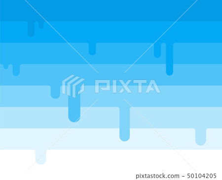 Blue line vector with dripping ice cream concept 50104205