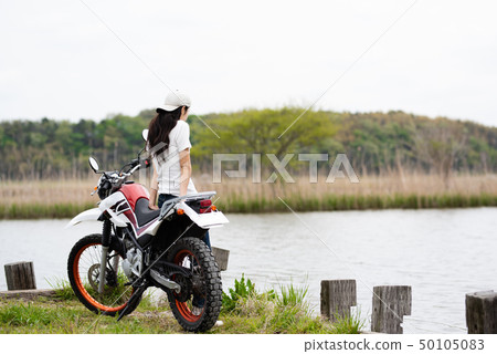 Off-road bike and Japanese women Off-road bike and Japanese women 50105083