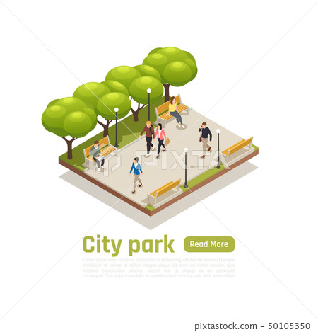 City Isometric Concept - Stock Illustration [50105350] - PIXTA