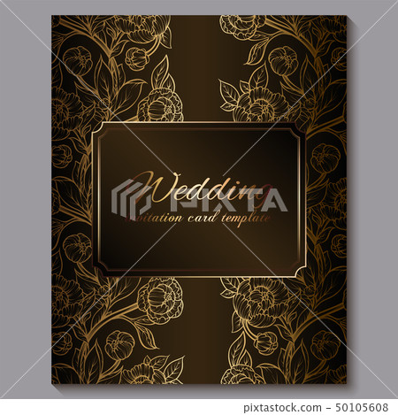 Exquisite chocolate royal luxury wedding 50105608