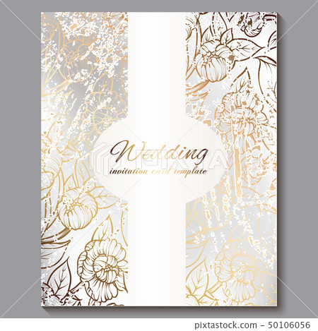 Exquisite royal luxury wedding invitation, gold on Exquisite royal luxury wedding invitation, gold on 50106056