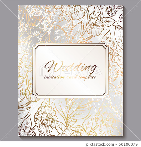 Exquisite royal luxury wedding invitation, gold on Exquisite royal luxury wedding invitation, gold on 50106079