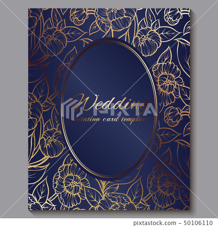 Exquisite royal luxury wedding invitation, gold on Exquisite royal luxury wedding invitation, gold on 50106110