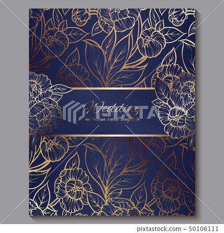 Exquisite royal luxury wedding invitation, gold on Exquisite royal luxury wedding invitation, gold on 50106111