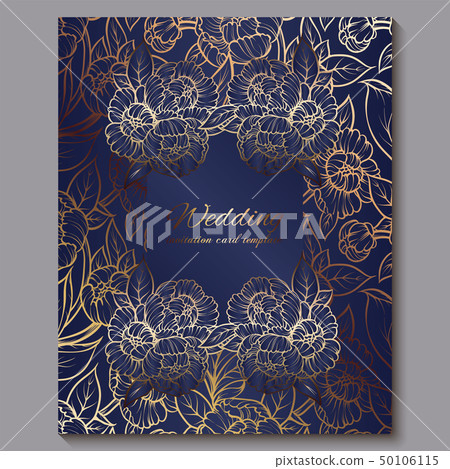 Exquisite royal luxury wedding invitation, gold on Exquisite royal luxury wedding invitation, gold on 50106115