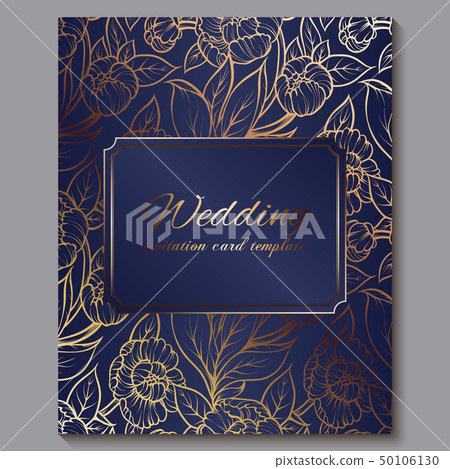 Exquisite royal luxury wedding invitation, gold on Exquisite royal luxury wedding invitation, gold on 50106130