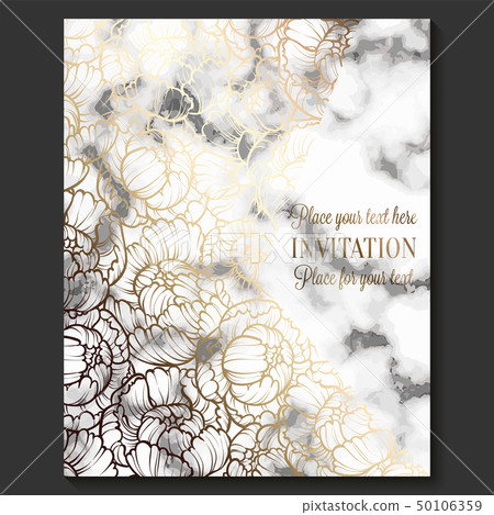 Luxury and elegant wedding invitation cards  50106359