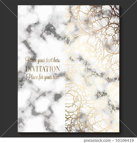 Luxury and elegant wedding invitation card Luxury and elegant wedding invitation card 50106419