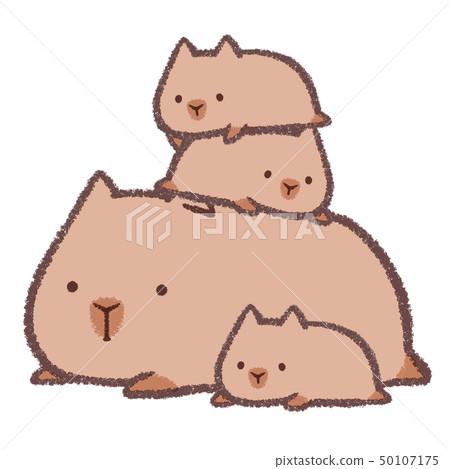 Capybara Cartoon Drawing