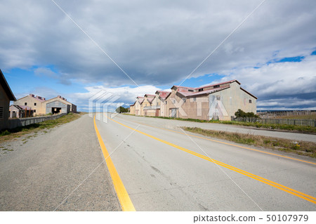 San Gregorio townscape, Punta Delgada, Chile 50107979