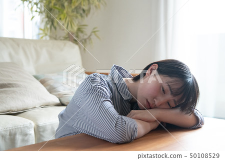 Falling young Japanese woman Falling young Japanese woman 50108529