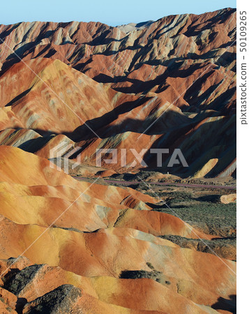 張掖青海地質公園張掖七彩丹霞國家地質公園 張掖青海地質公園張掖七彩丹霞國家地質公園 50109265