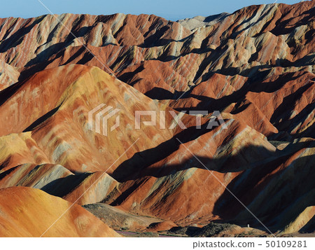 張掖青海地質公園張掖七彩丹霞國家地質公園 50109281