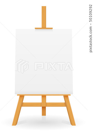 wooden easel for painting and drawing with a blank 50109292