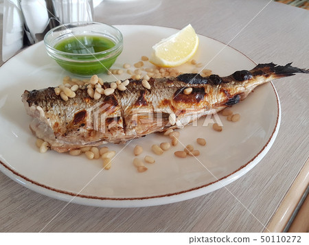 Omul fish steak; local fish of Lake Baikal, Russia Omul fish steak; local fish of Lake Baikal, Russia 50110272