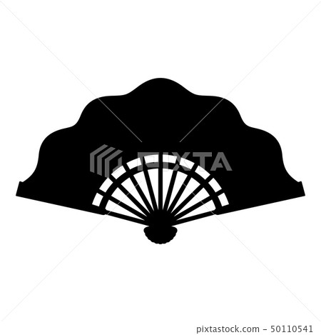 Folding fan - Stock Illustration [50110541] - PIXTA