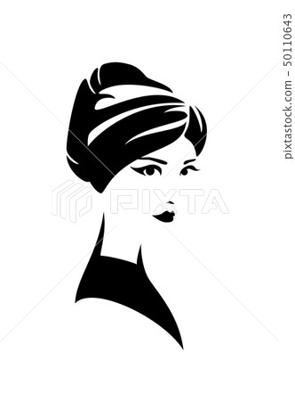 wearing turban hat black vector design 