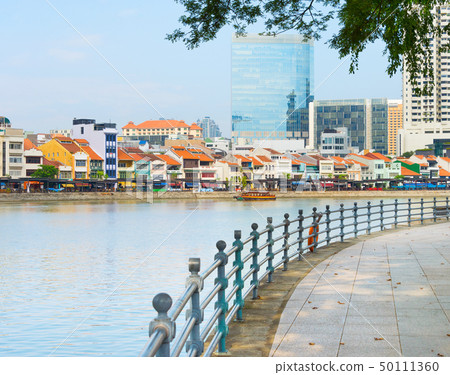 Singapore Boat Quay district architecture Singapore Boat Quay district architecture 50111360