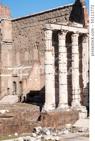 Imperial forum of Emperor Augustus. Rome . Italy . 50111772