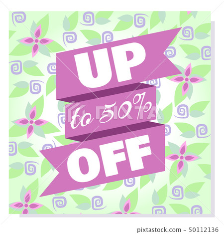 Spring Sale vector banner. Spring Sale vector banner. 50112136