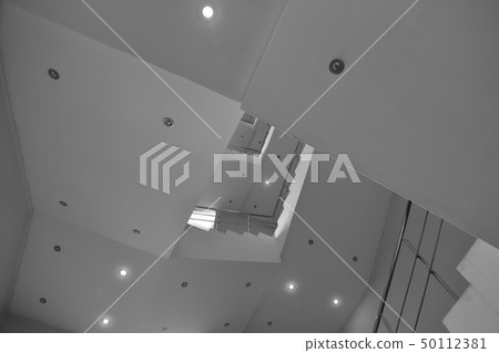 Minimalistic interior design with a white Minimalistic interior design with a white 50112381