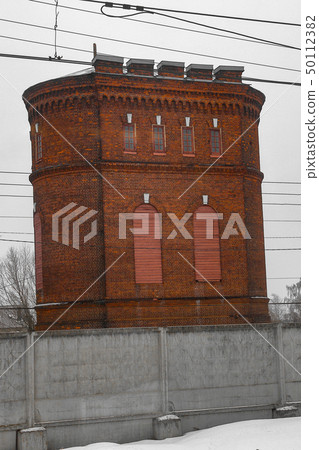 Brick water tower 50112382