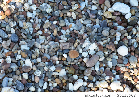 abstract background with dry reeble stones texture 50113568