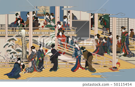 Utamaro Kitagawa / Snow in Fukagawa Utamaro Kitagawa / Snow in Fukagawa 50115454