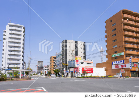 Takahata交叉路口Nakagawa-ku名古屋市和名古屋市地鐵高Station站 Takahata交叉路口Nakagawa-ku名古屋市和名古屋市地鐵高Station站 50116689