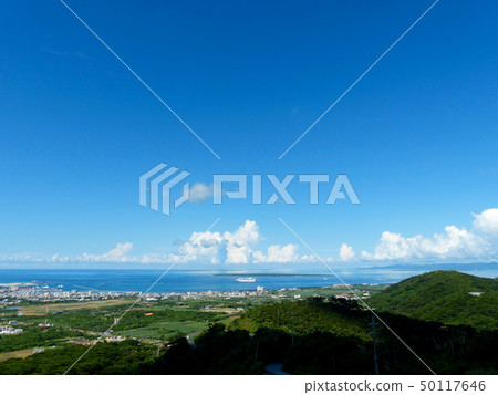 View from the observation deck to see the emerald sea 50117646