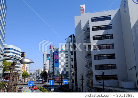 Downtown area of Tachikawa 50118683