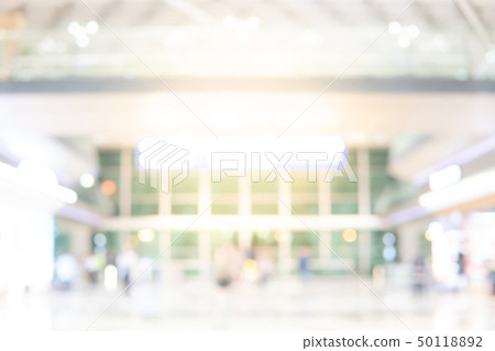 Abstract blur airport terminal hall background 50118892