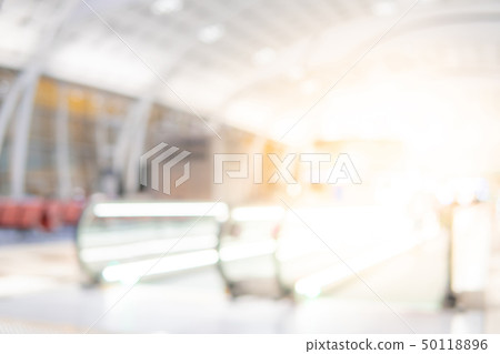 Abstract blur airport terminal hall background Abstract blur airport terminal hall background 50118896