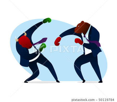 Trader Bear Bump Bull Boxing Gloves Strict Suit Trader Bear Bump Bull Boxing Gloves Strict Suit 50119784