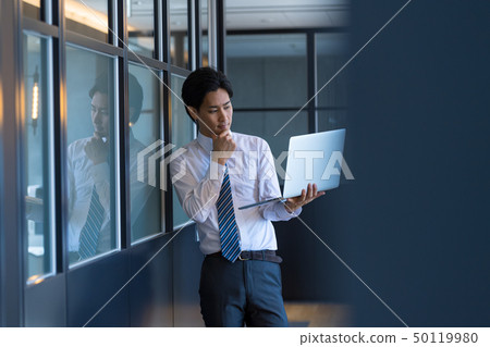 Businessman, laptop, office, business image Businessman, laptop, office, business image 50119980