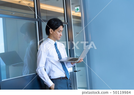 商人，筆記本電腦，辦公室，企業形象 50119984